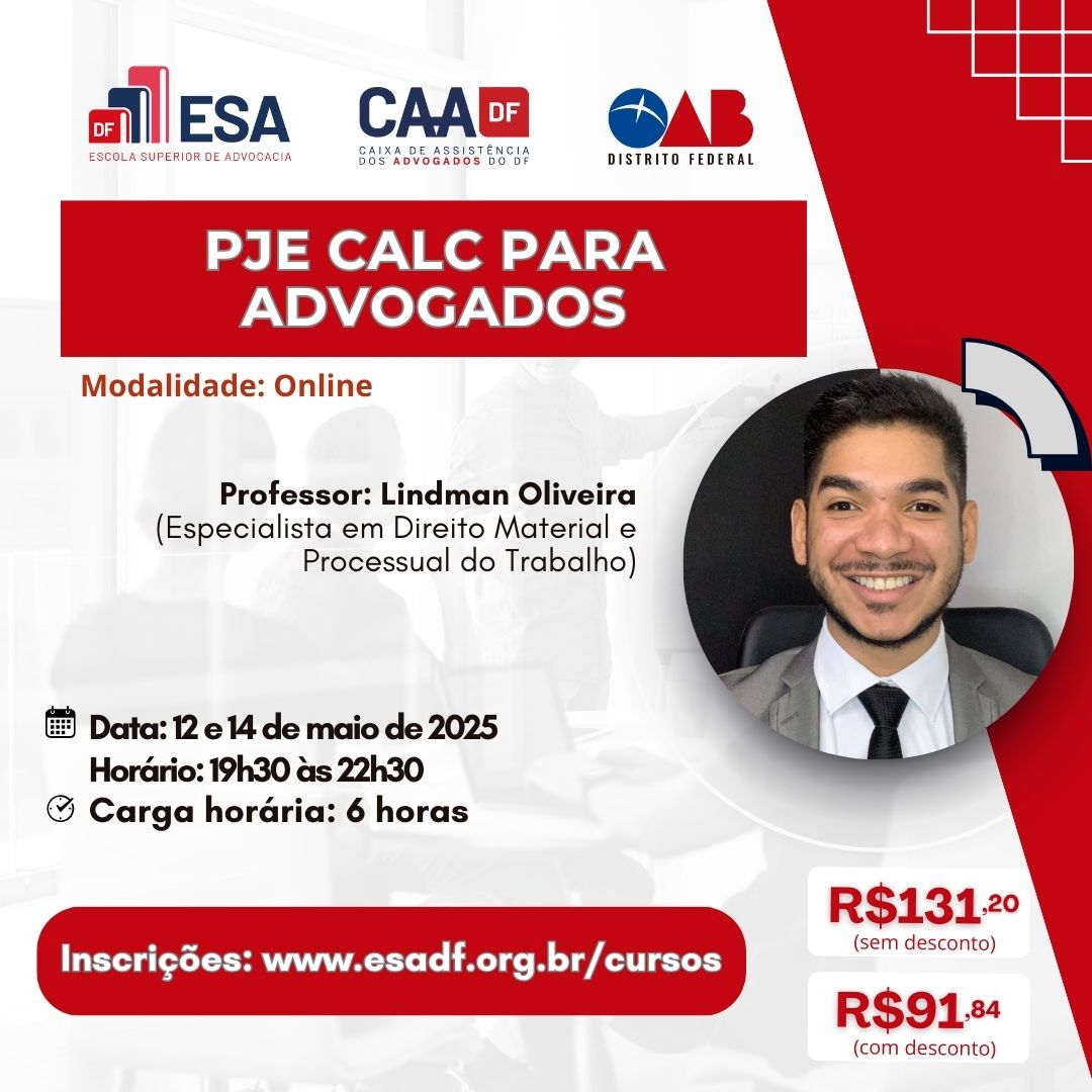 PJe Calc para Advogados -  ID 820