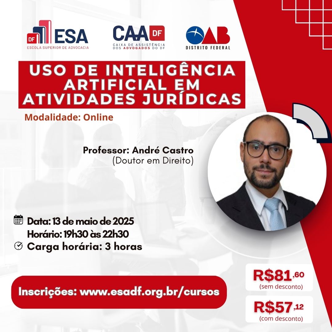 Uso de Inteligência Artificial em Atividades Jurídicas - ID 830