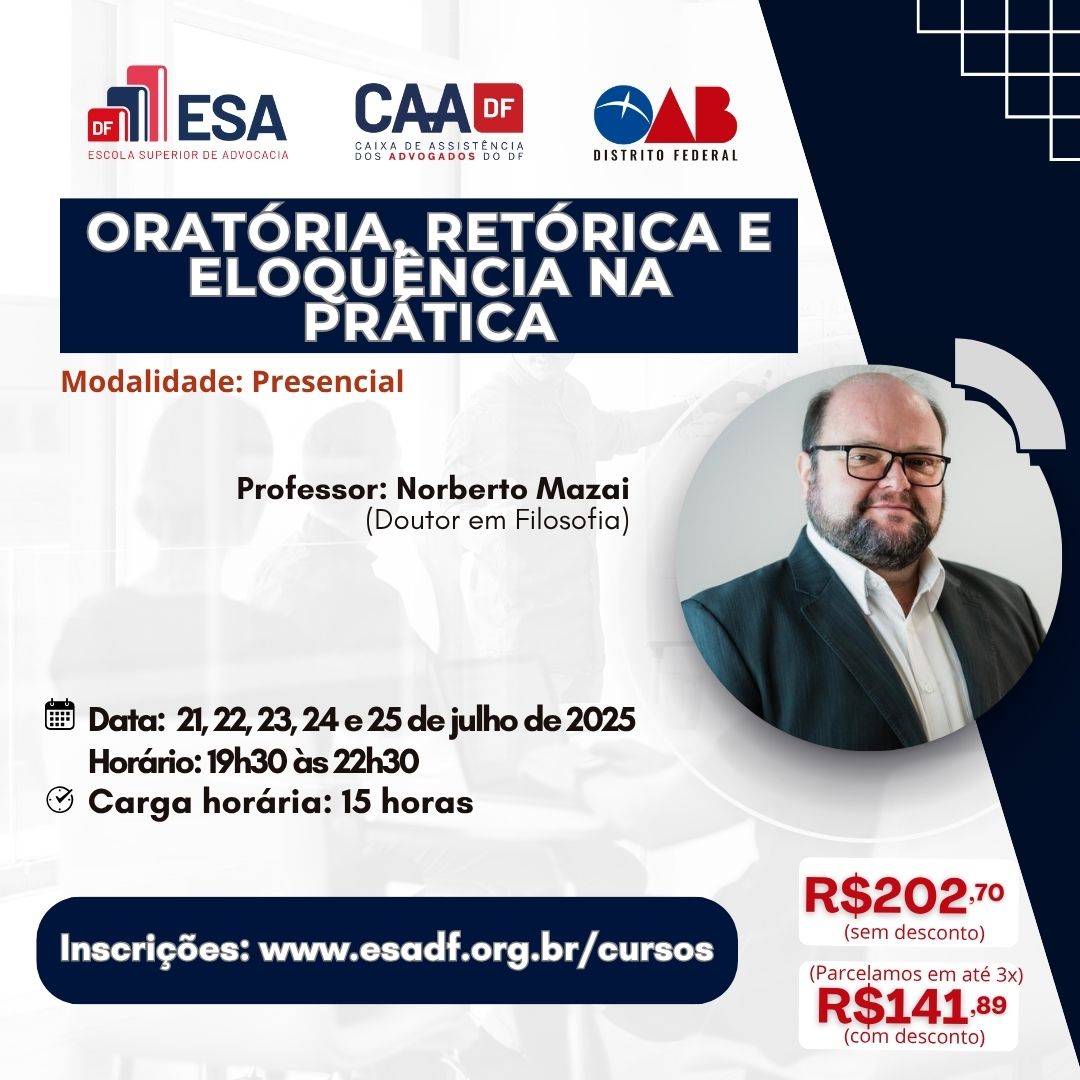 Oratória, Retórica e Eloquência na Prática - ID 854