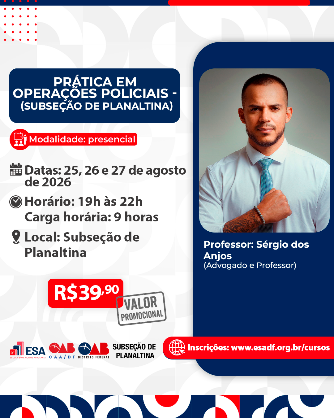 Prática em Operações Policiais - Subseção de Planaltina - ID 1011