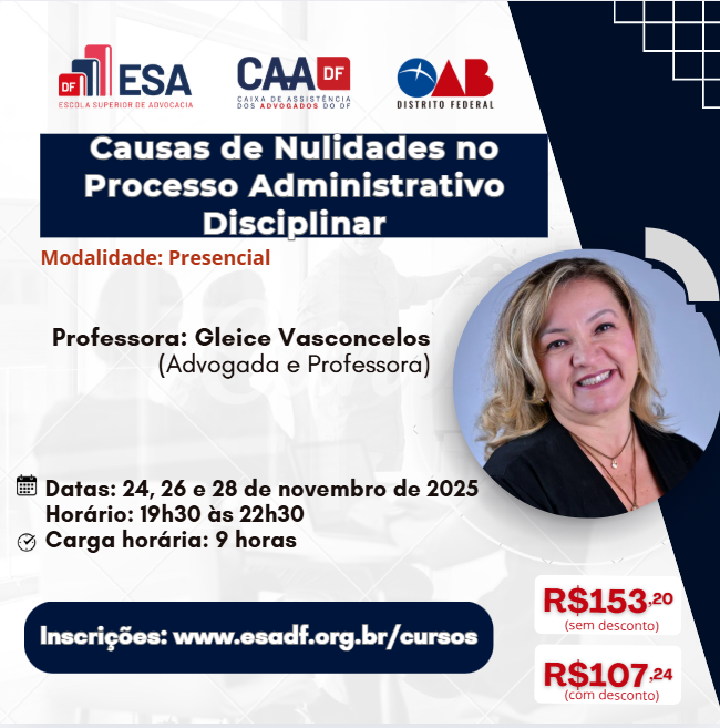 Causas de Nulidades no Processo Administrativo Disciplinar - ID 901