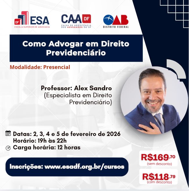 Como Advogar em Direito Previdenciário - ID 936