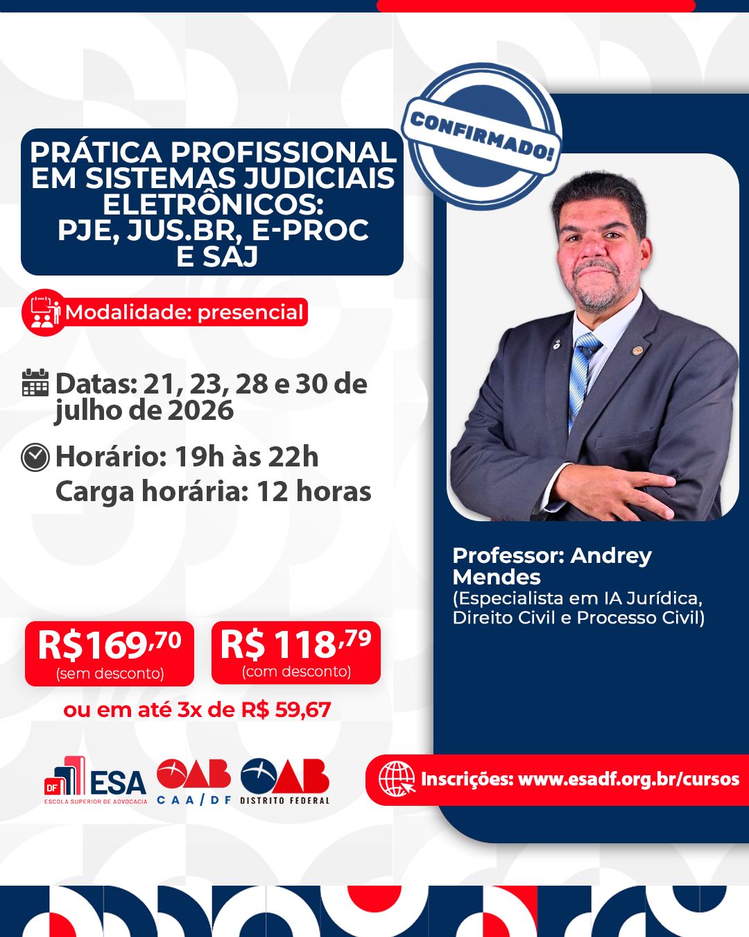 Prática Profissional em Sistemas Judiciais Eletrônicos: PJe, Jus.br, e-Proc e SAJ - ID 1014