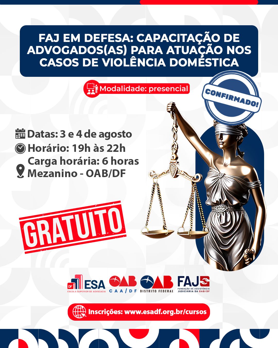 FAJ em Defesa: Capacitação de Advogados(as) para Atuação nos Casos de Violência Doméstica - ID 1015