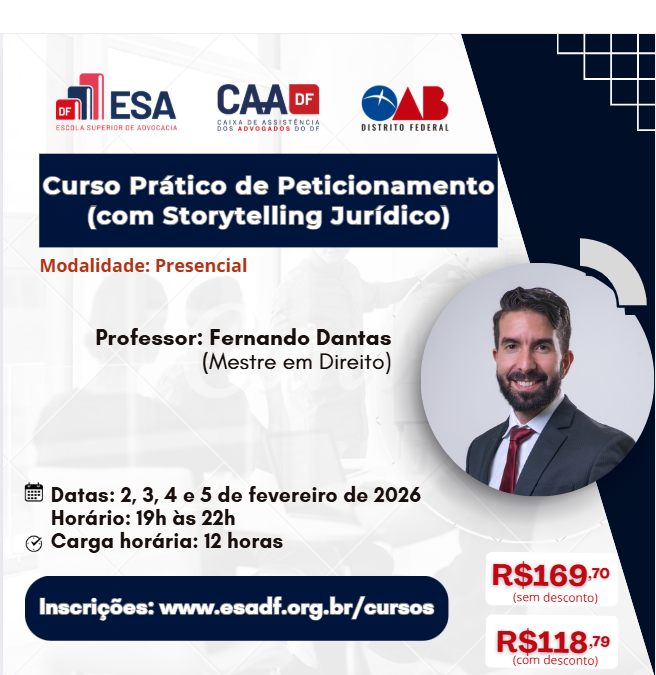Curso Prático de Peticionamento (com Storytelling Jurídico) - ID 944