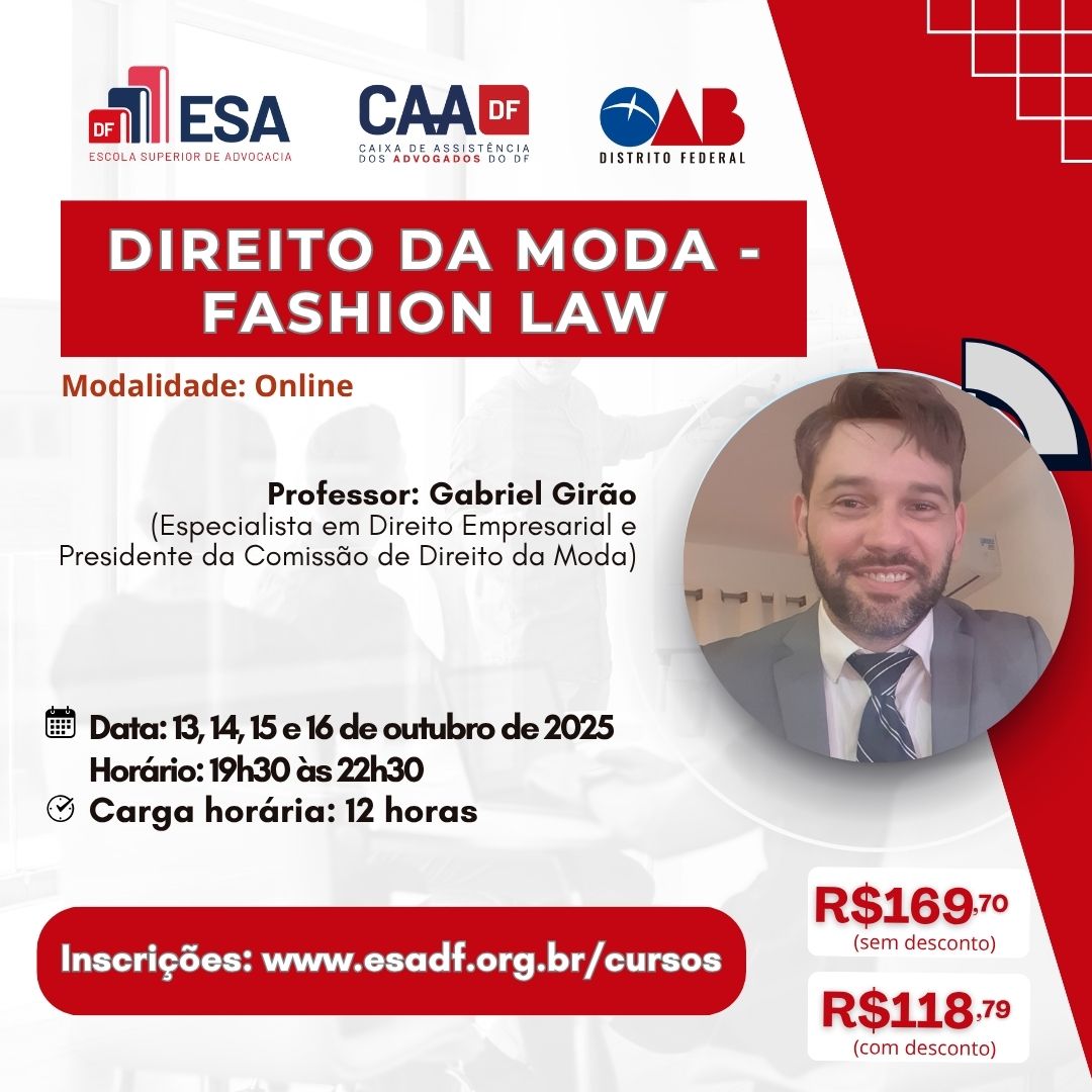 Direito da Moda - Fashion Law - ID 836