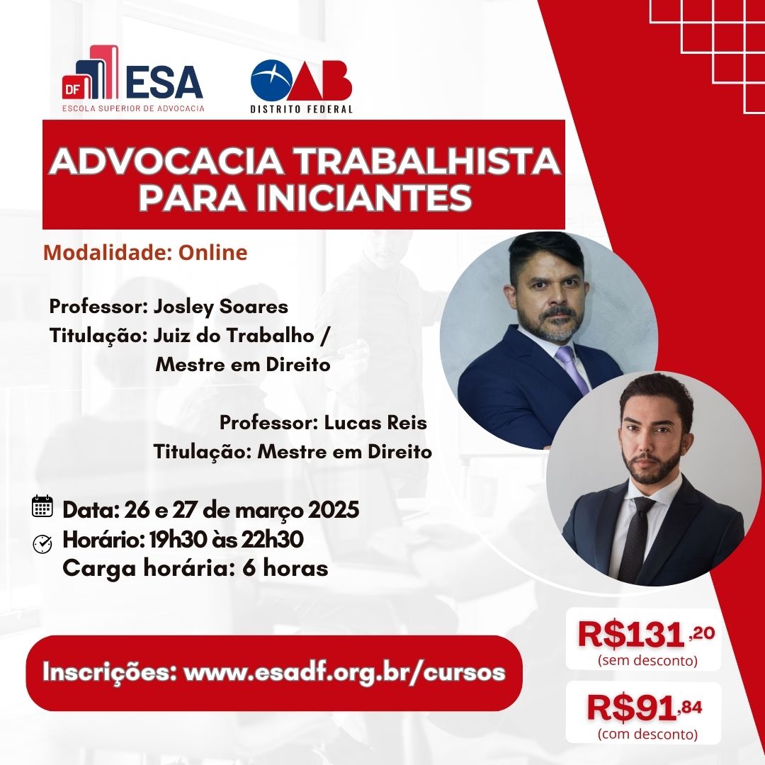 Advocacia Trabalhista para Iniciantes - ID 794