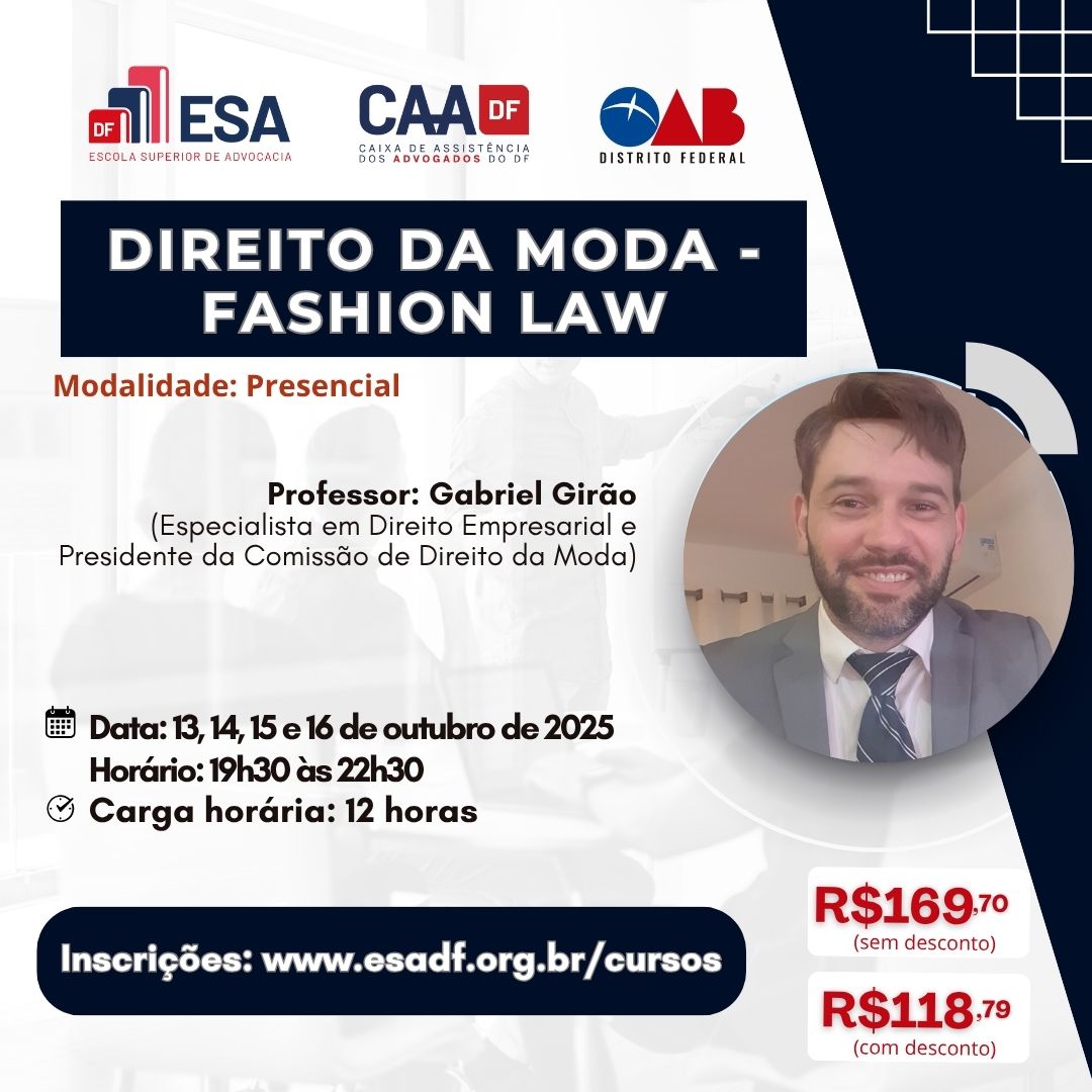 Direito da Moda - Fashion Law - ID 836