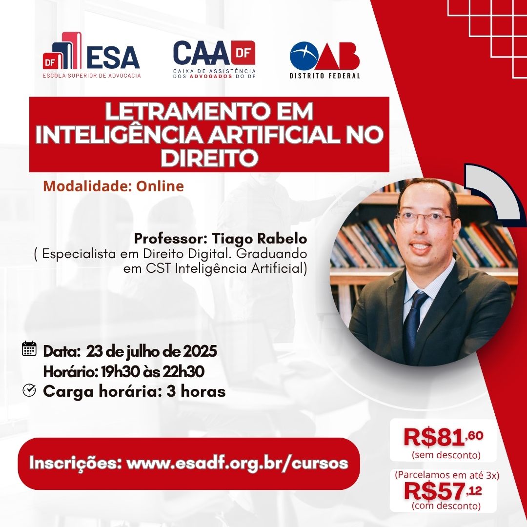 Letramento em Inteligência Artificial no Direito - ID 858