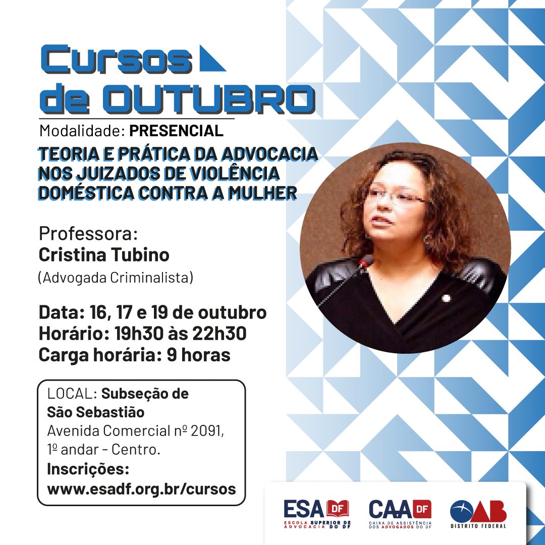 Teoria e Prática da advocacia nos Juizados de Violência Doméstica contra a Mulher (SUB. SÃO SEBASTIÃO) - ID 435