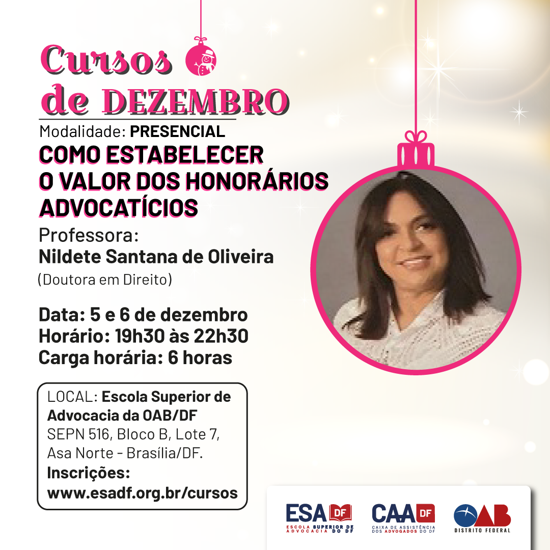 Como Estabelecer o Valor dos Honorários Advocatícios - Presencial - ID 483