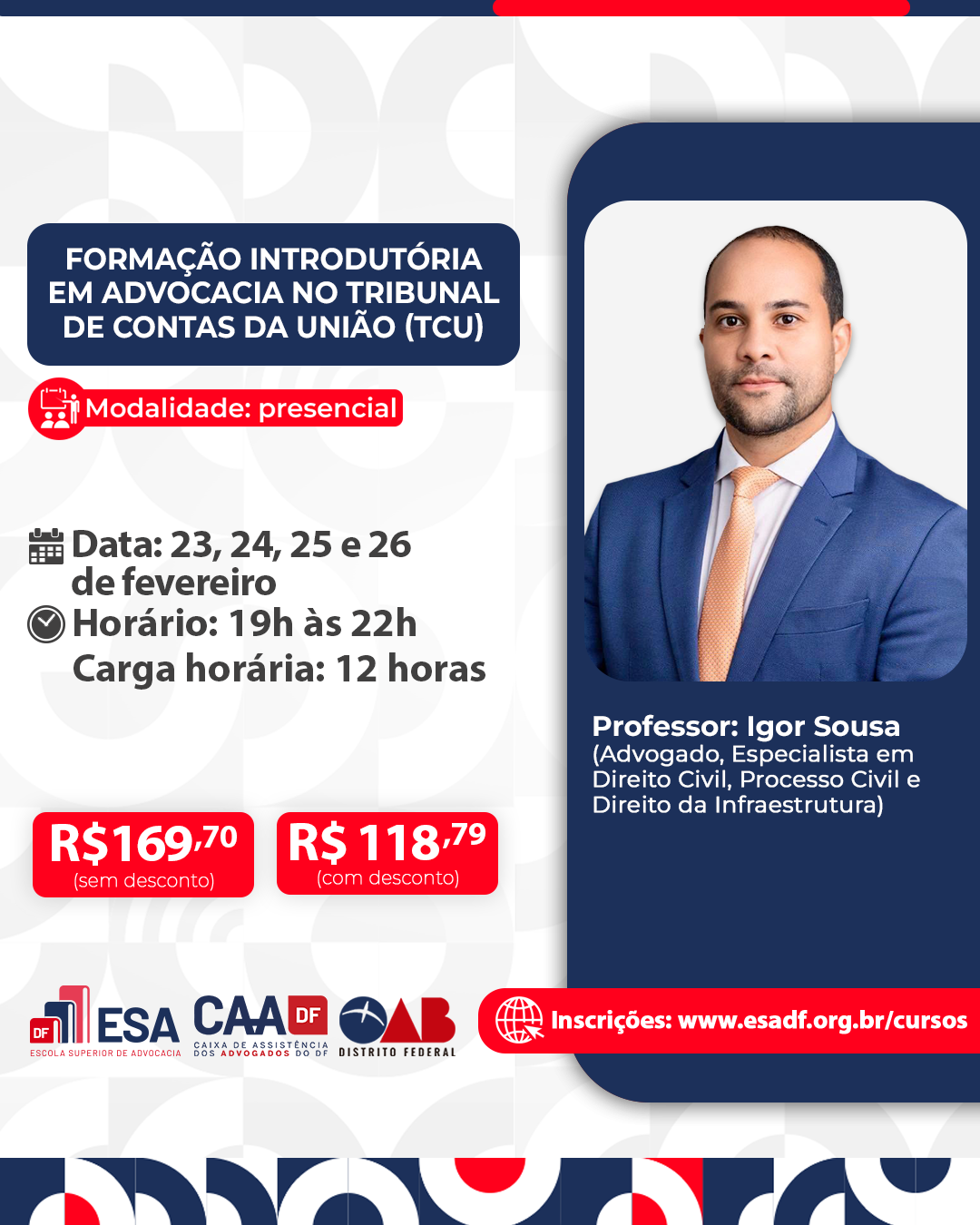 Formação Introdutória em Advocacia no Tribunal de Contas da União TCU - ID 938