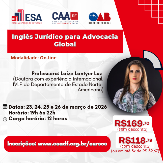 Inglês Jurídico para Advocacia Global - ID 941