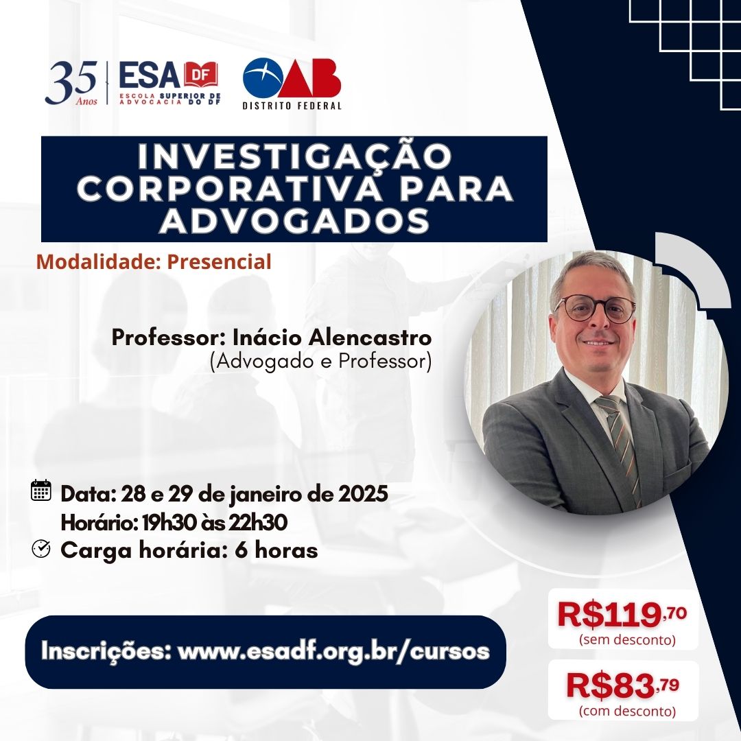 Investigação Corporativa para Advogados - ID 777