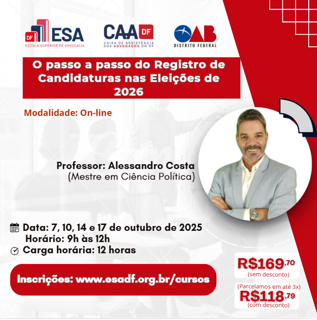 O passo a passo do Registro de Candidaturas nas Eleições de 2026 - ID 889